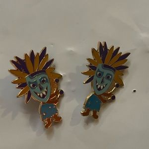 Disney 100 anniversary tiki room drummer pin set 2 piece ASK ABOUT INDIVIDUALS